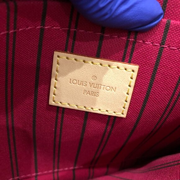 【14 MK】Lv Monogram Neverfull Pochette Sku#84032 (Gently Used) - Picture 9 of 10